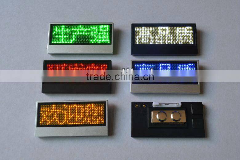 Mini LED name board, LED name badge