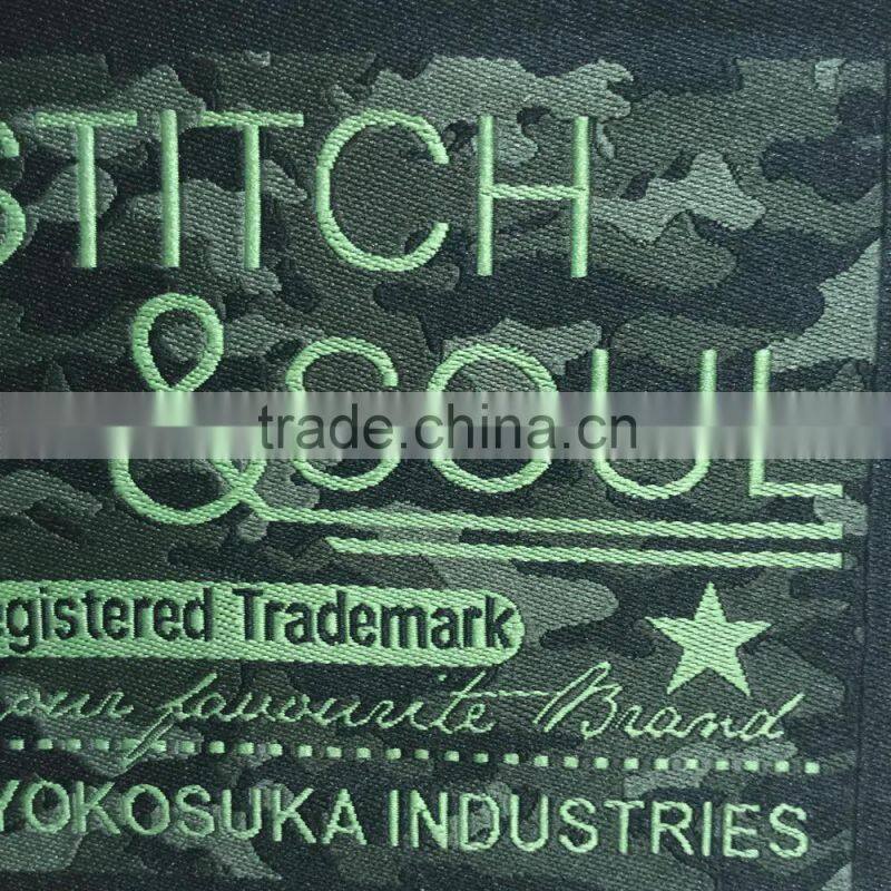 garment woven label main label for clothing woven label