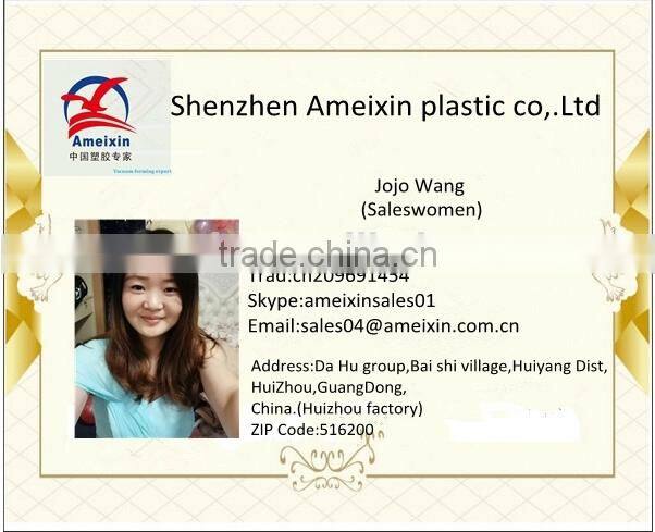 Supply texture ABS vacuum forming case