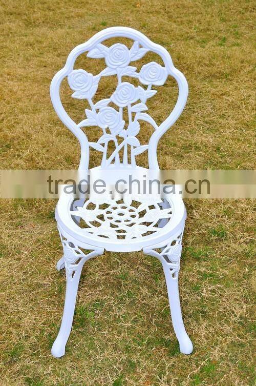 High quality outdoor metal bistro table and chair set/outdoor furnitur table chairs manufacturer