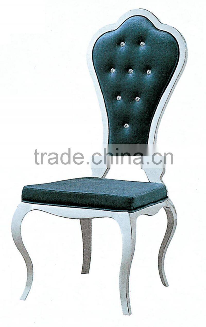Classic Modern Appearence Stainless Steel Chair Dining Chair Hotel Chair