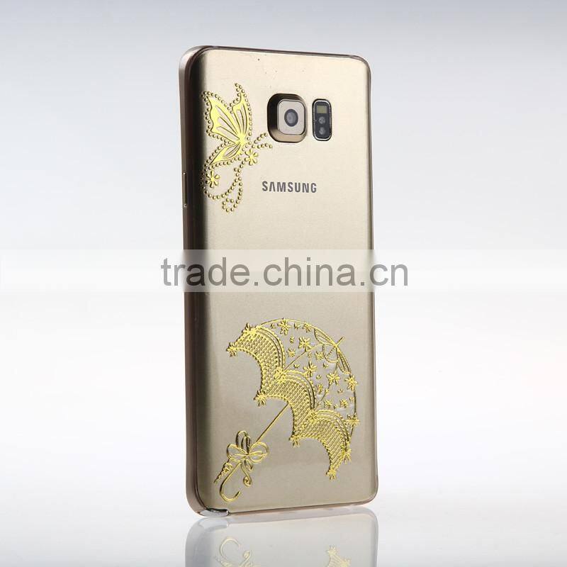 Easy decorating phone sticker 24k gold plating mobile phone sticker