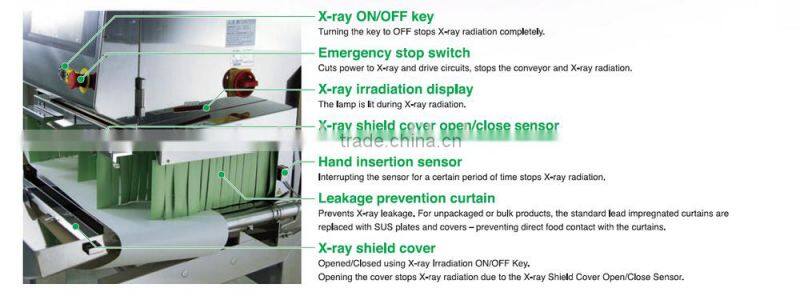 X-ray detector for food industry made in qingdao