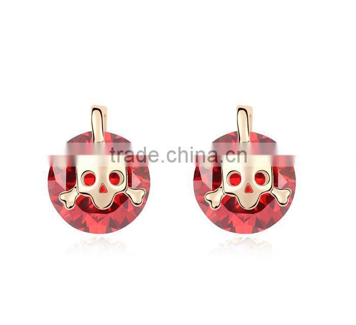 11084 AAA excellent zircon artificial jewellery micro pave earrings