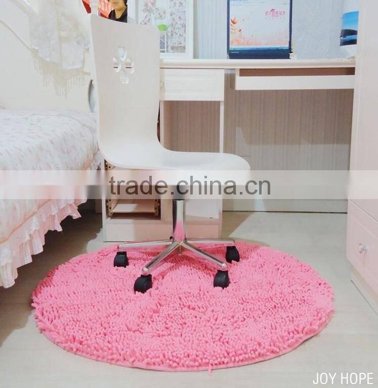 100% polyester microfiber chenille rug