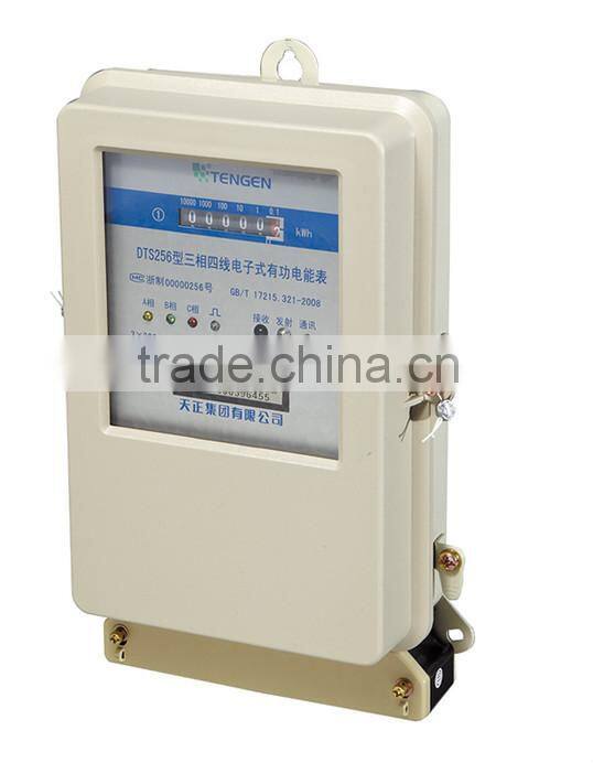 Made in China Single Phase Three Phase Electric Energy Meter DTS256 electrical meter