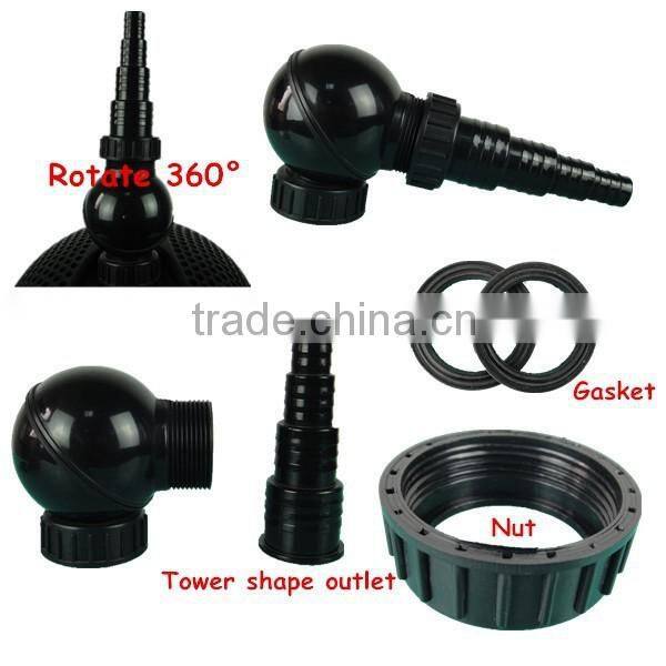 5.5m 16000L/H 250W china Electric Water Pond Pump