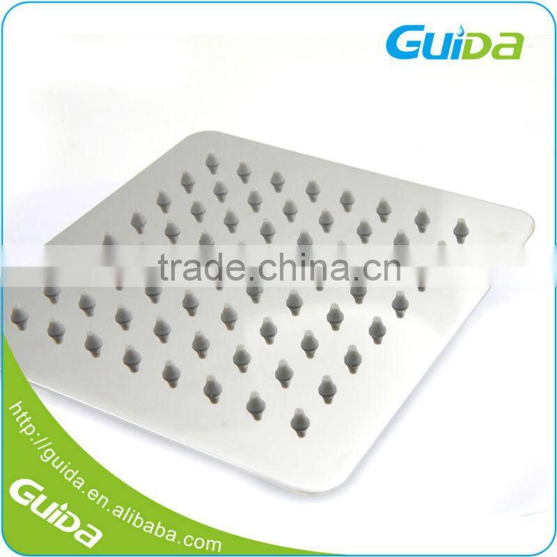 Custom Stainless Steel 12 inch Large Rain Fall Water Shower Heads Fixture Ceiling Mount System