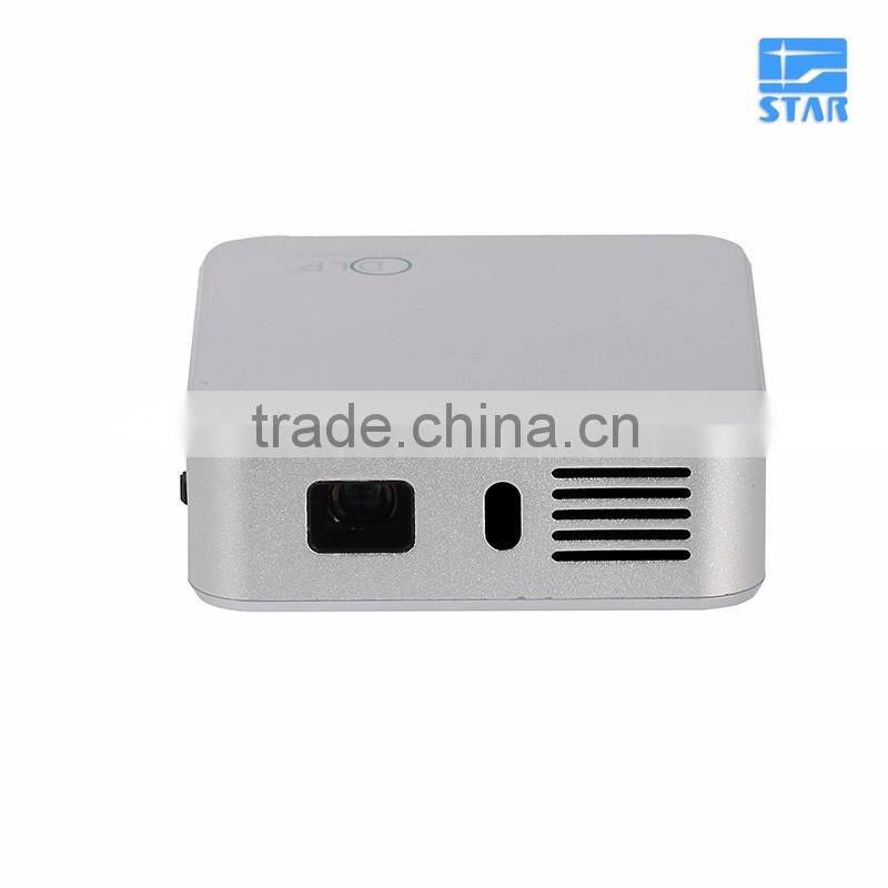 Android 4.4.4 Smart Mini LED DLP Projector Portable Long life LED lamp Full HD LED home cinema WiFi Bluetooth projector E05
