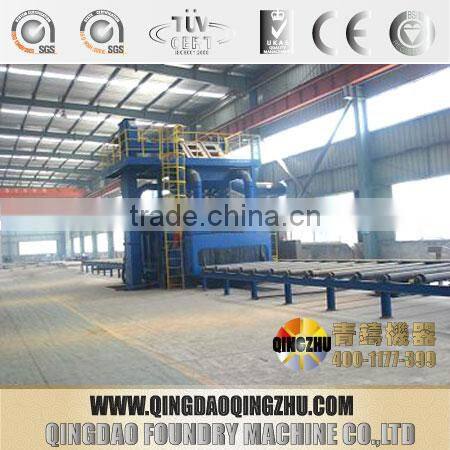 Steel Plate Shot-blasting Machine / Steel Plate Automatic Blast Machine For Surface