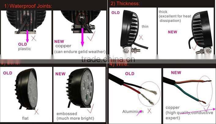 super bright 4x4 led truck light 27w work light 4x4 for truck