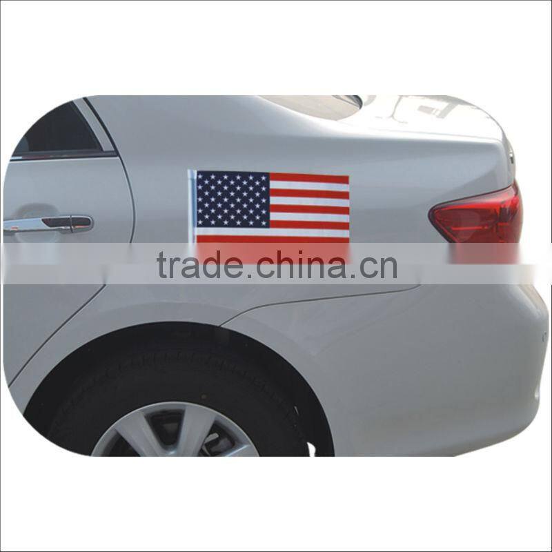spanish car fuel tank cover flag for prometion events