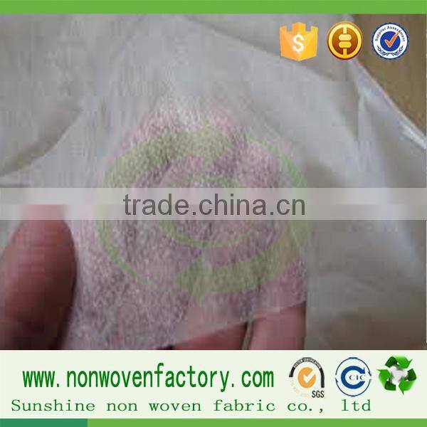 Raw materials for sanitary napkins hydrophobic fabric material for manufacturing baby diaper