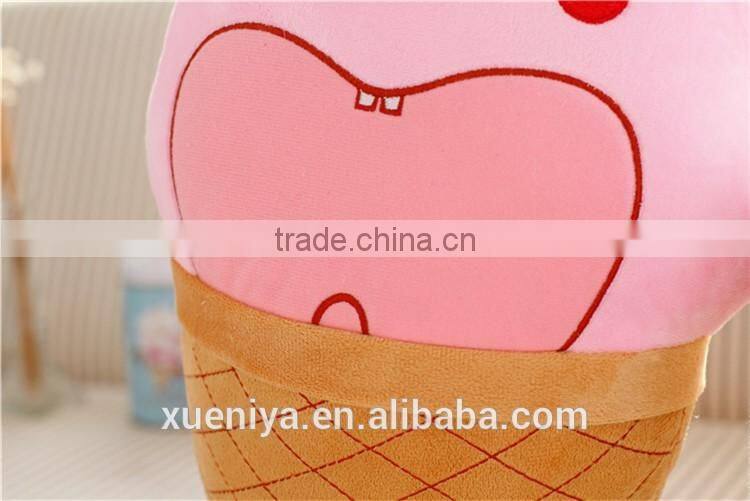 Promotion Plush Cotton Pillow Cute Ice-cream Popular Plush Wholesale Pillow Cases
