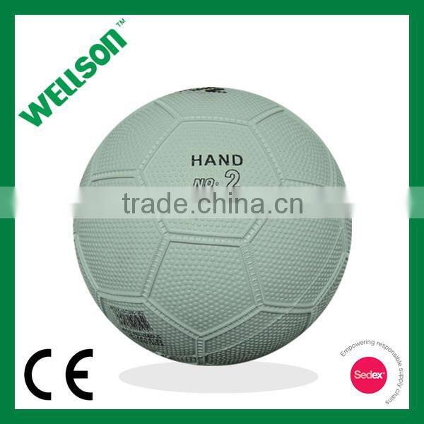 size 1natural rubber handball