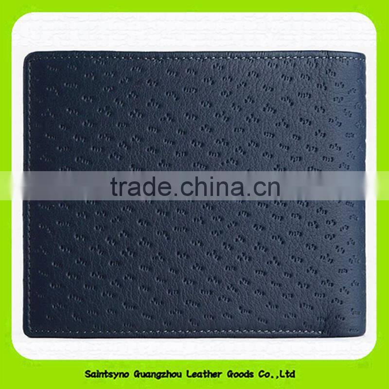 15609 High-end classical rfid blocking fashion business genuine leather men wallet