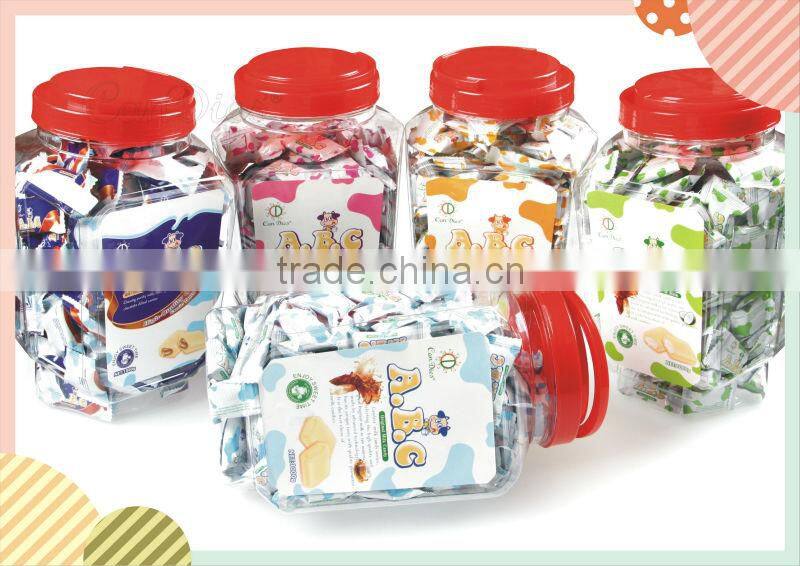 ABC big packing 1000g jar Milk Original candy