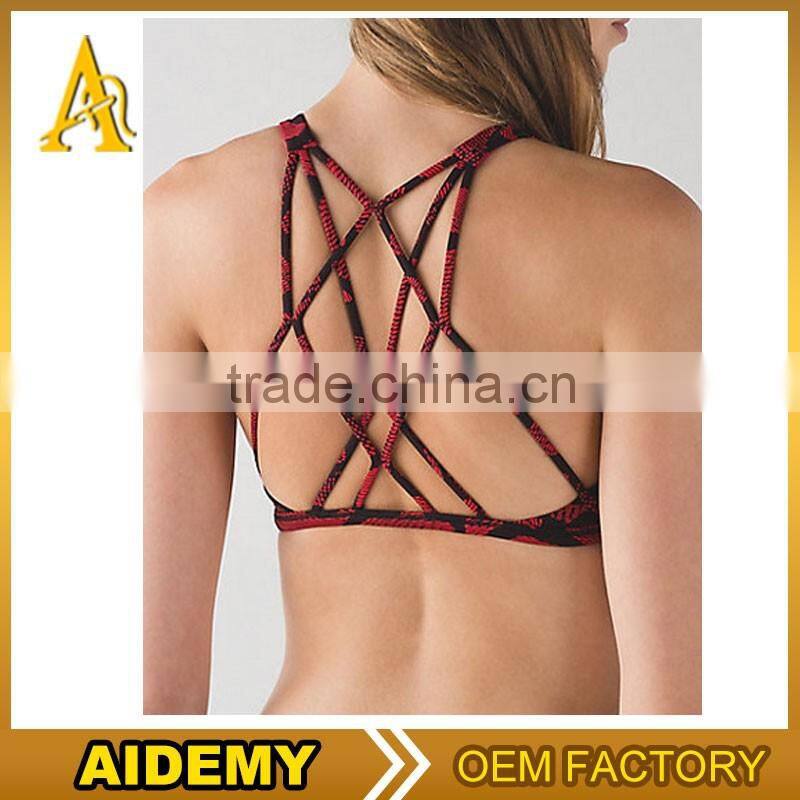 Women custom tank tops Full sublimation yoga tops wholesale Knitted Printing Workout Sexy Digital Gym Yoga