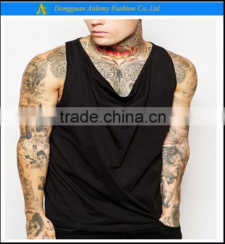 custom 100 cotton men tank tops men vest