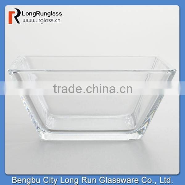 LongRun Transparent Tempo Square Bowl Hot Sale Glass Dinnerware