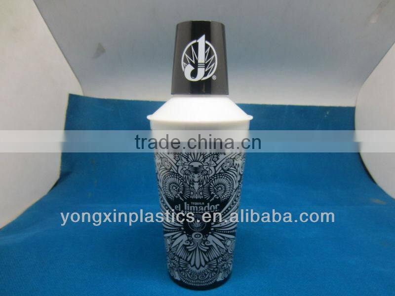 16oz plastic shaker 500ml