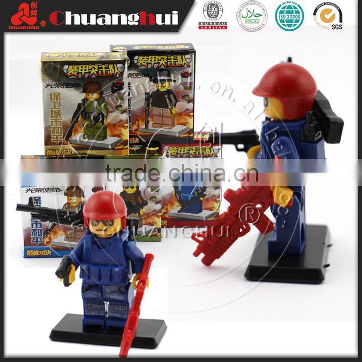 Plastic Building Blocks Cube with Candy Toys