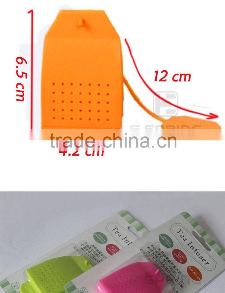 2016 hot selling food grade silicone tea bag