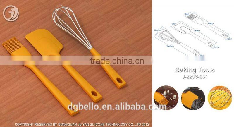 Latest Designed FDA & LFGB Certificates Silicone and Stainless Steel Utensils