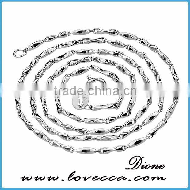 Infinite Excellent Quality box shape Chain Sterling Silver elegant best selling item