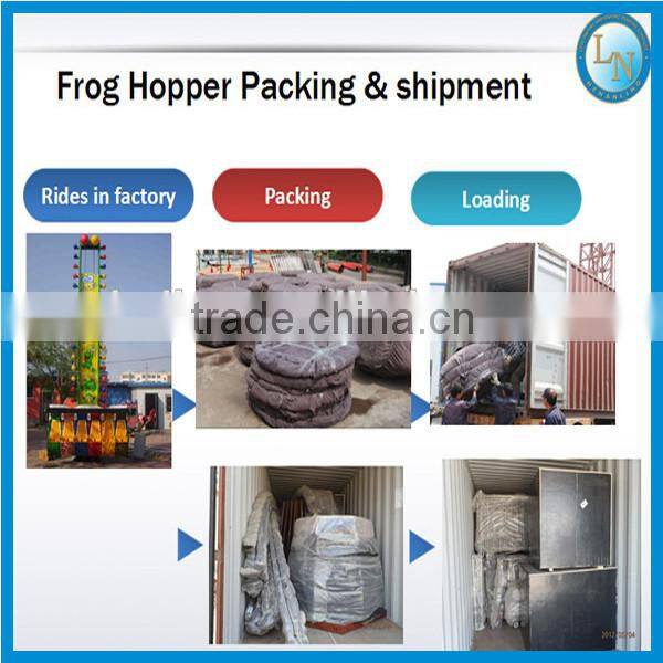 Outdoor playground machine kids ride jumping frog hopper !!! Amusement park rides jumping frog hopper for sale