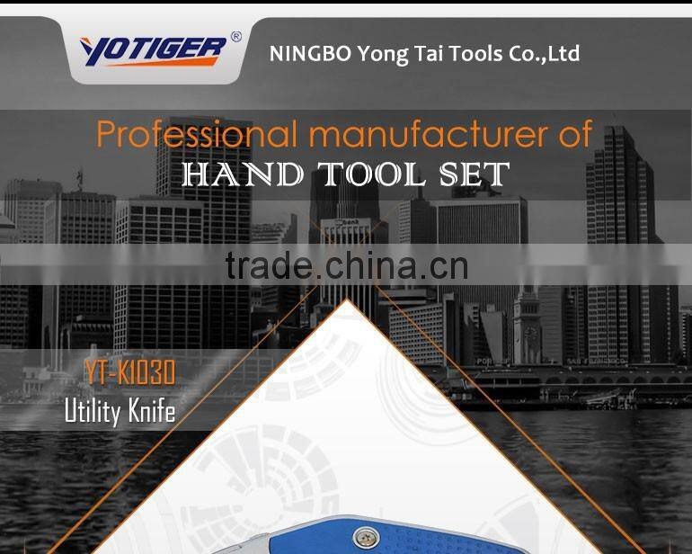 Curved Type zinc Alloy with 5 Blades Auto-Replacement Utility Knife