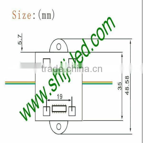 programmable dot led module DMX led pxiel sign light