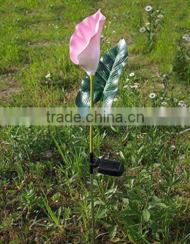 bright decorative solar powered lantern with led