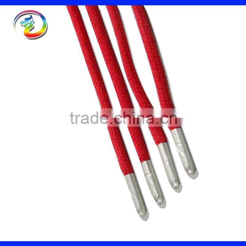 Fashion Polyester Cotton Round Shoelace
