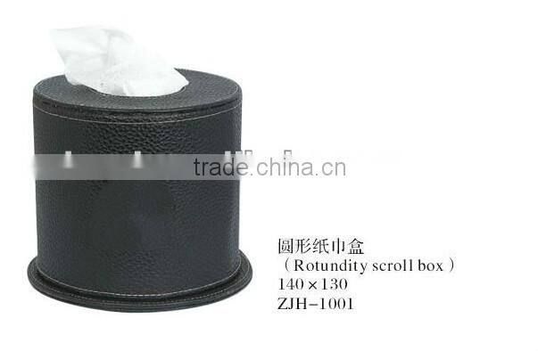 Elegant Home or Hotel Supplies wooden tissue box cover leather