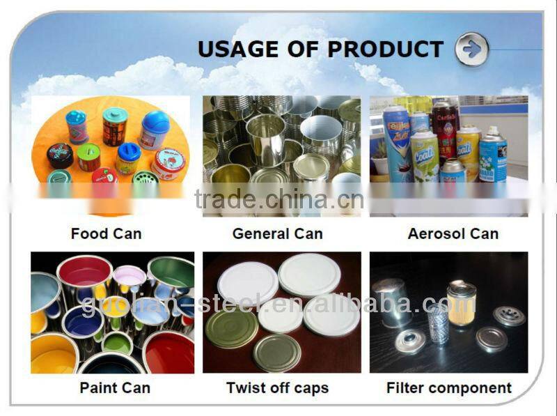 Tinplate and TFS for Tin can