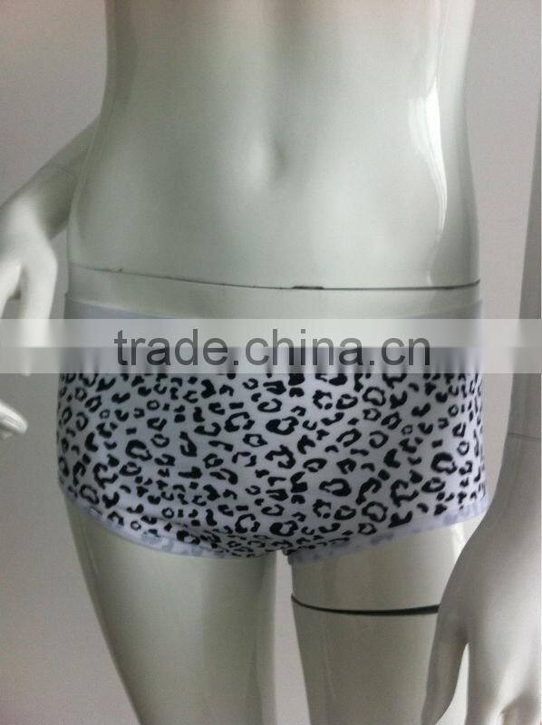 lady boyshort girls' leopard printed bottom panties