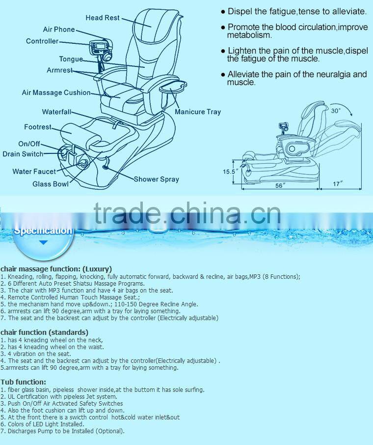 Cheap kneading portable spa pedicure chairs uk, manicure tool for nail salon