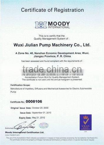 oil field using 338 400 513 538 562 675 862 series Impeller and Diffuser