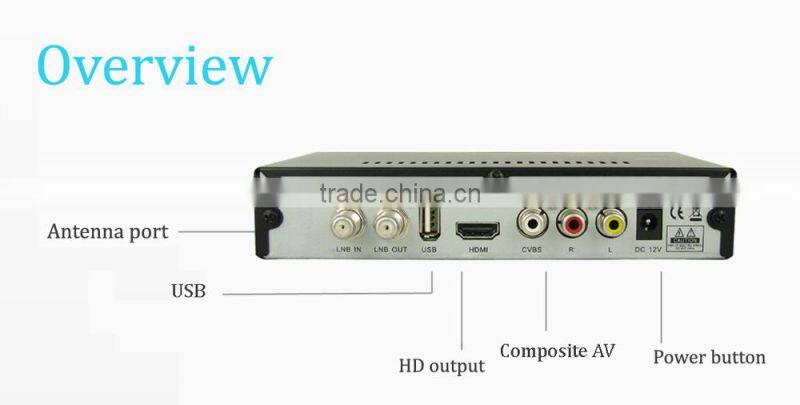 DVB-S2 Satellite Set Top Box with OTA
