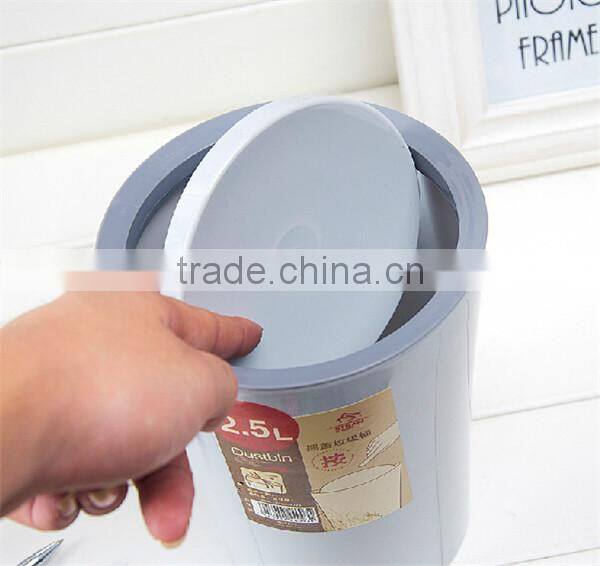 PP Bin Round Plastic Waste Bin