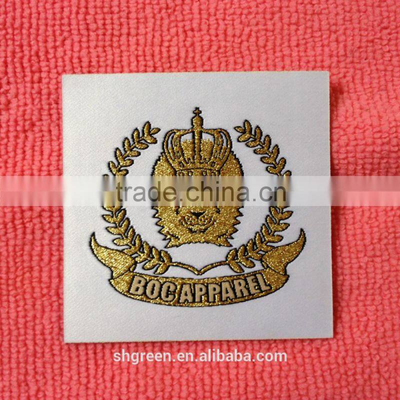Soft clothing woven label,brand logo knitting woven tags
