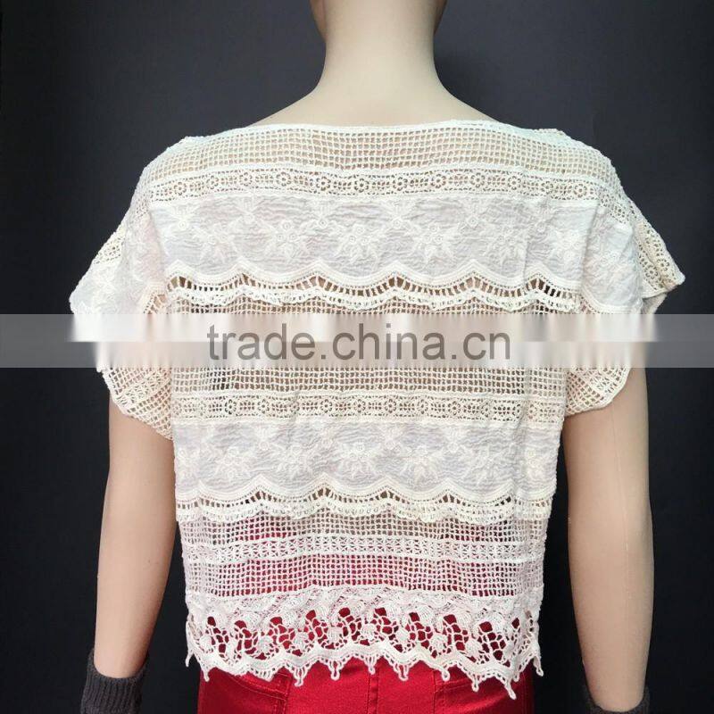 2016 New Arrivals Beautiful Summer Fashion Women Sexy Spaghetti Strap Slim Lace Tops