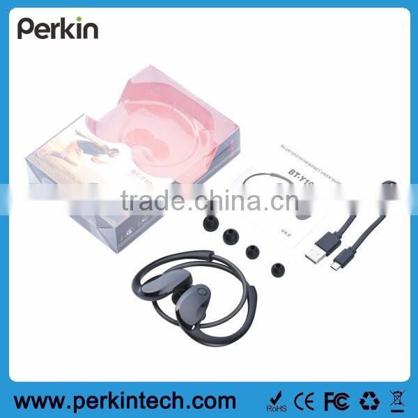 PB06 Wireless motorcycle bluetooth headset for outdoor exercise with Mic, sweatproof and ergonomic design