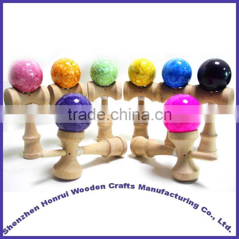 Shenzhen wooden sports equipment kendama toy