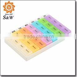 Portable travel pill box