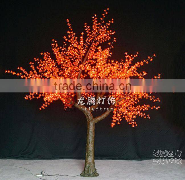 Led large artificial decorative tree