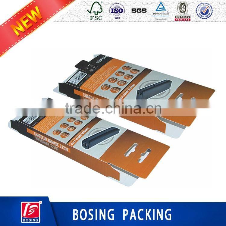 charger packaging box with hook