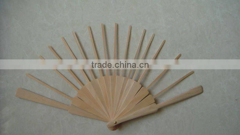 wooden fan bones
