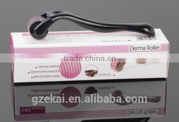 Professional 24K gold Derma Roller 540 Skin Nursing System